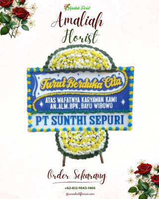 Papan Bunga Duka di Pancur Batu