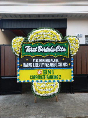 Papan Bunga Duka di Pancur Batu