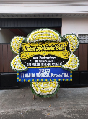 Papan Bunga Duka di Pancur Batu