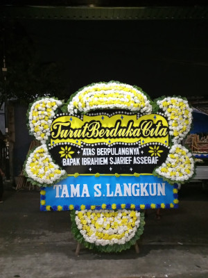 Papan Bunga Duka di Pancur Batu