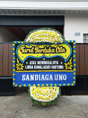 Papan Bunga Duka di Pancur Batu